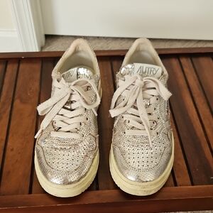 Autry Women's Silver Athletic Shoes
